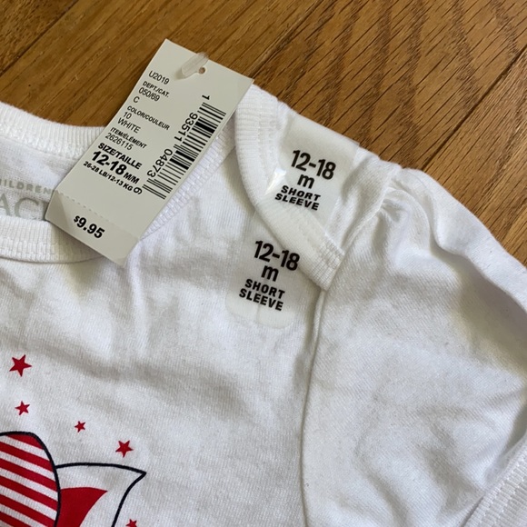 Girls first Fourth of July onesie - Picture 2 of 5